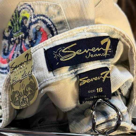 Seven7 | NWT Embellished Denim Shorts - Picture 12 of 15